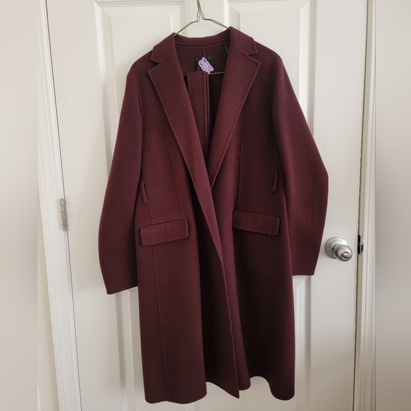 Theory Wrap Coat in Double-Face Wool-Cashmere, size S - Picture 13 of 14